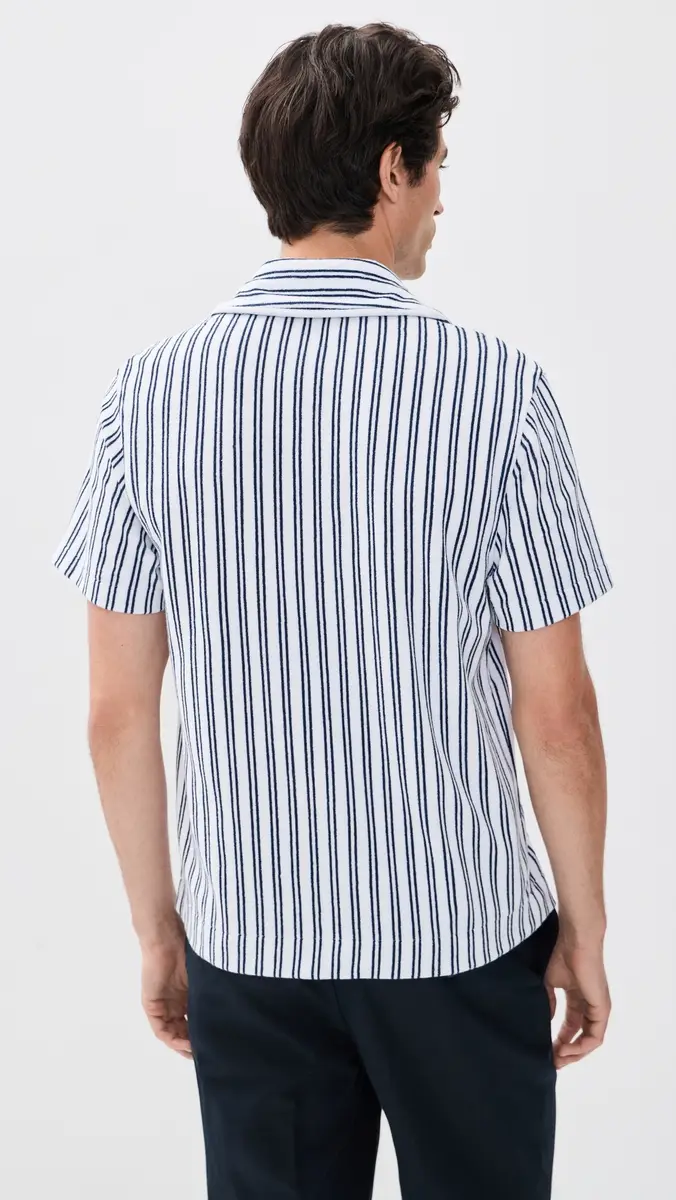 Fair Harbor x Foot Joy Ravello Terry Short Sleeve Button Down | Thumbnail 3 Fair Harbor x Foot Joy Ravello Terry Short Sleeve Button Down | Thumbnail 3