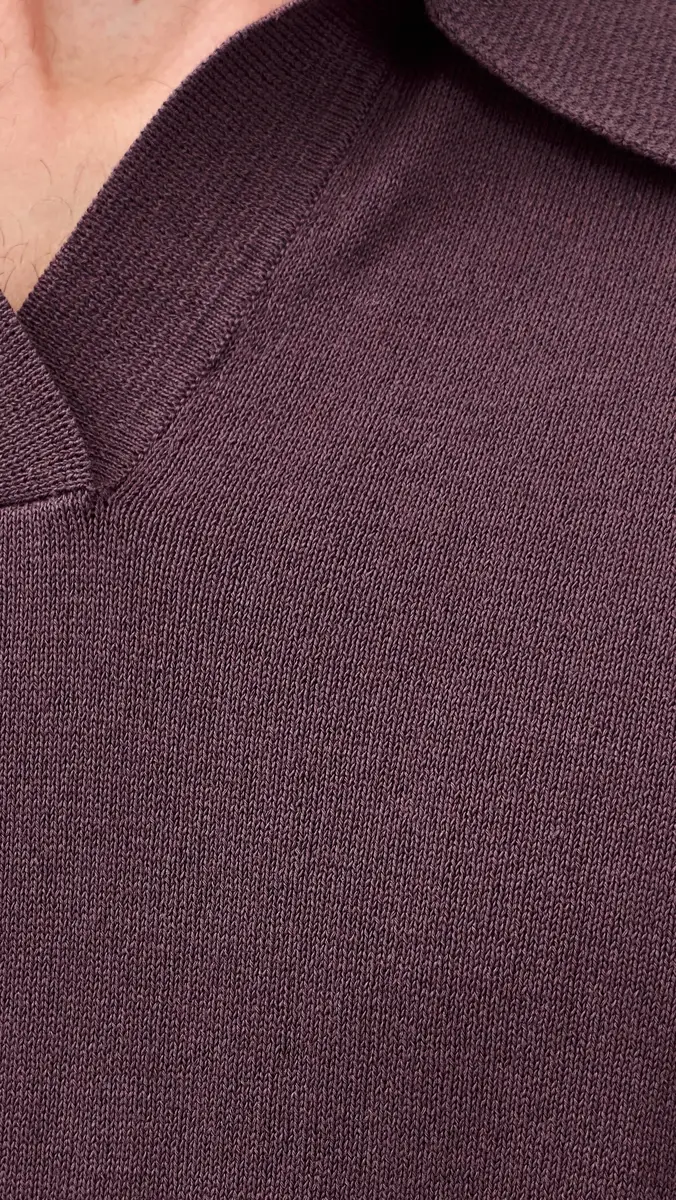 Norse Projects Anholt Cotton Paper Polo Top | Thumbnail 6