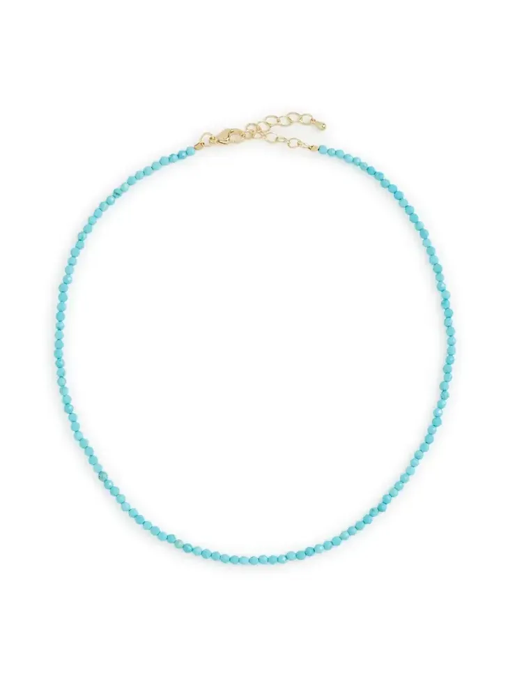 Colored Bead Choker Necklace