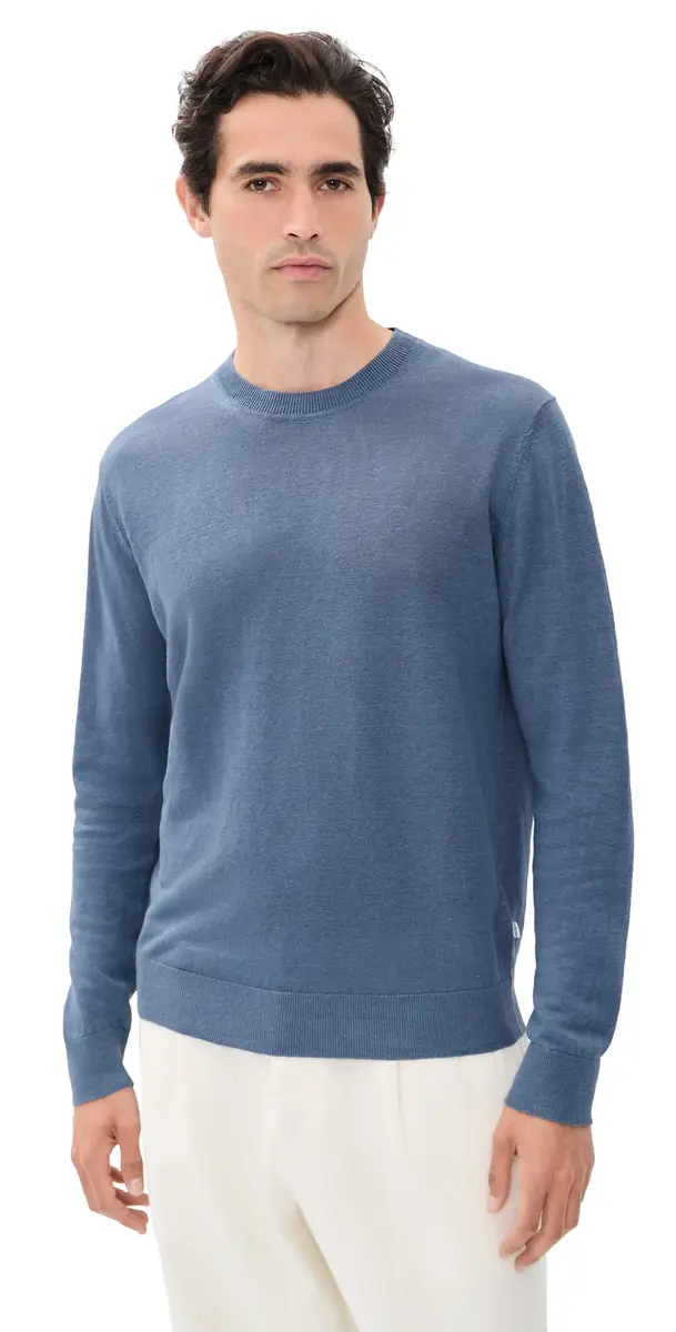 NN07 Ten Linen Sweater tone Blue | Image 1 NN07 Ten Linen Sweater tone Blue | Image 1
