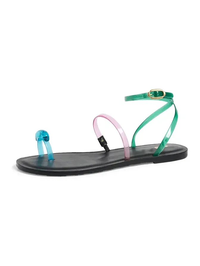 Larroudé Biarritz Jelly Sandals