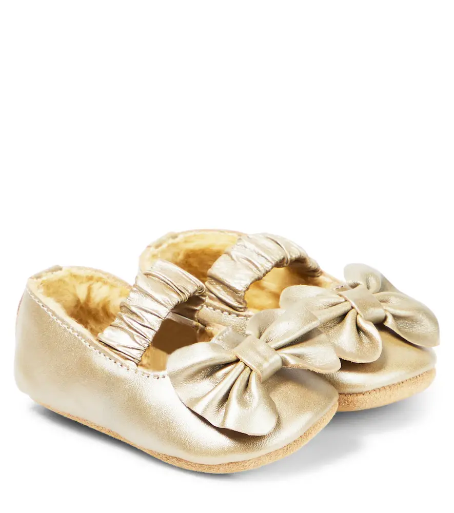 DONSJE Baby Neni metallic leather ballet flats | Image 1 DONSJE Baby Neni metallic leather ballet flats | Image 1