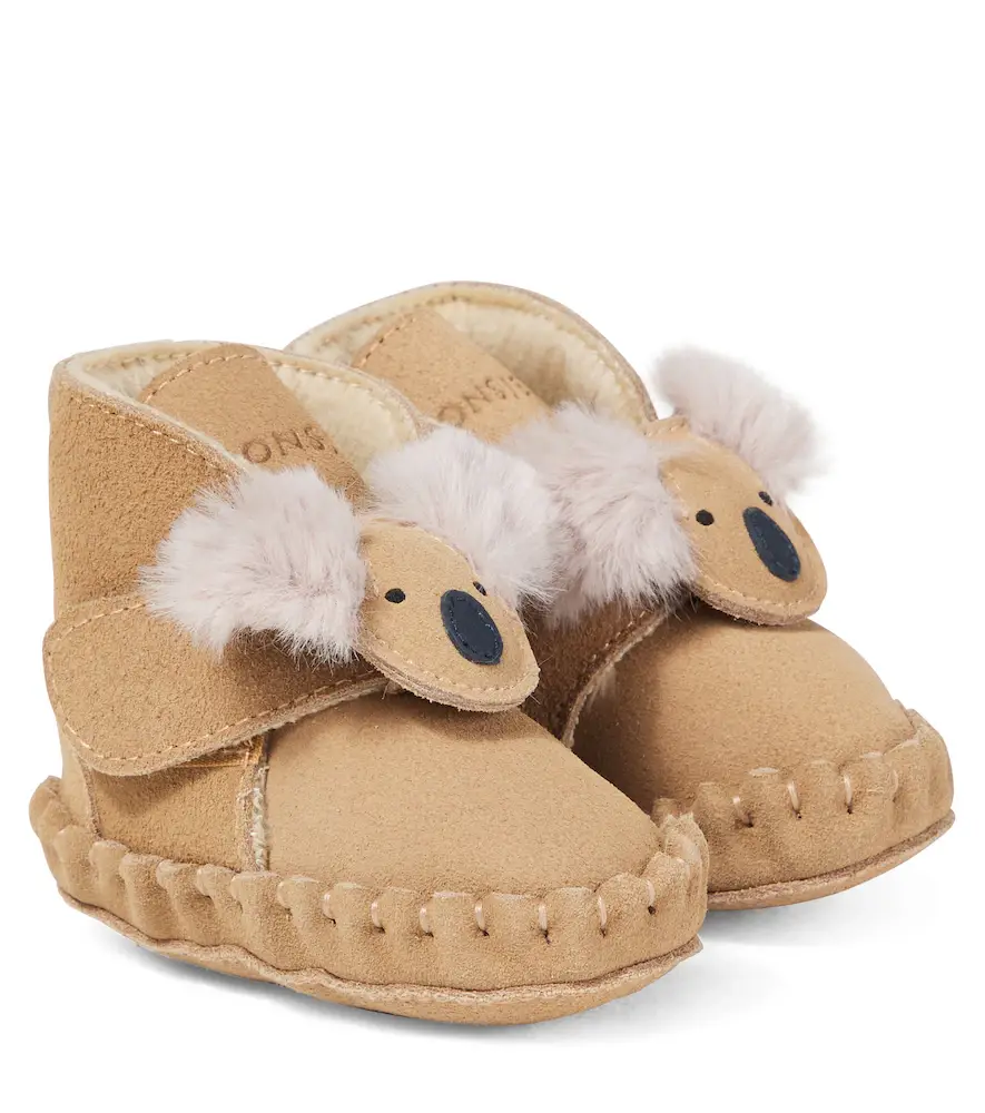 DONSJE Baby Pouty suede booties | Image 1 DONSJE Baby Pouty suede booties | Image 1