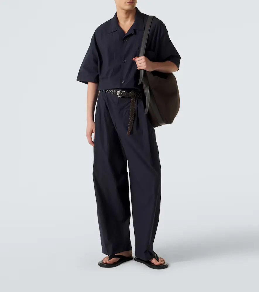 Studio Nicholson Line cotton wide-leg pants | Thumbnail 2