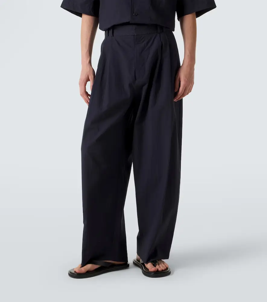 Studio Nicholson Line cotton wide-leg pants | Thumbnail 4