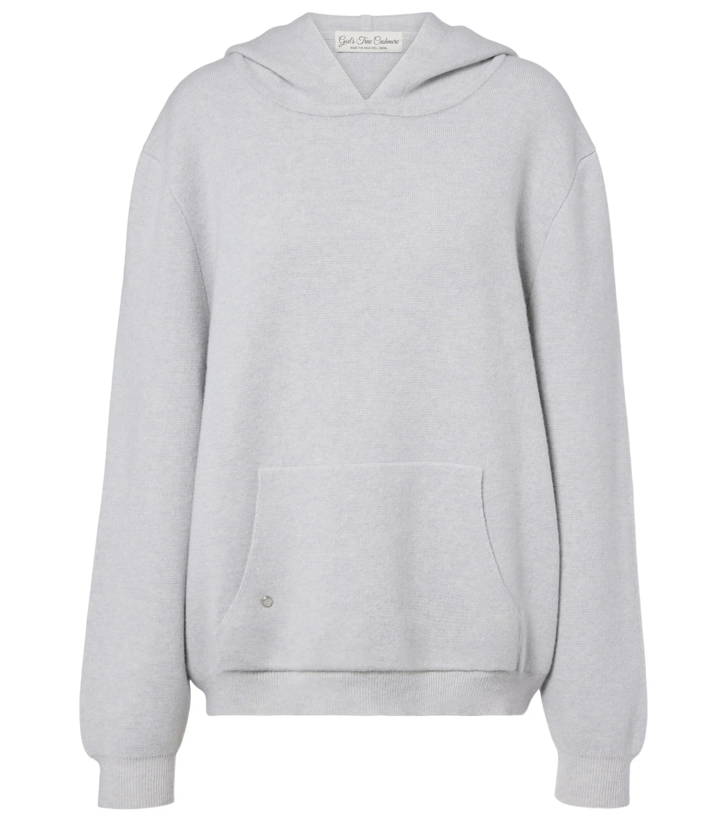 Cashmere hoodie with rose quartz Cashmere hoodie with rose quartz