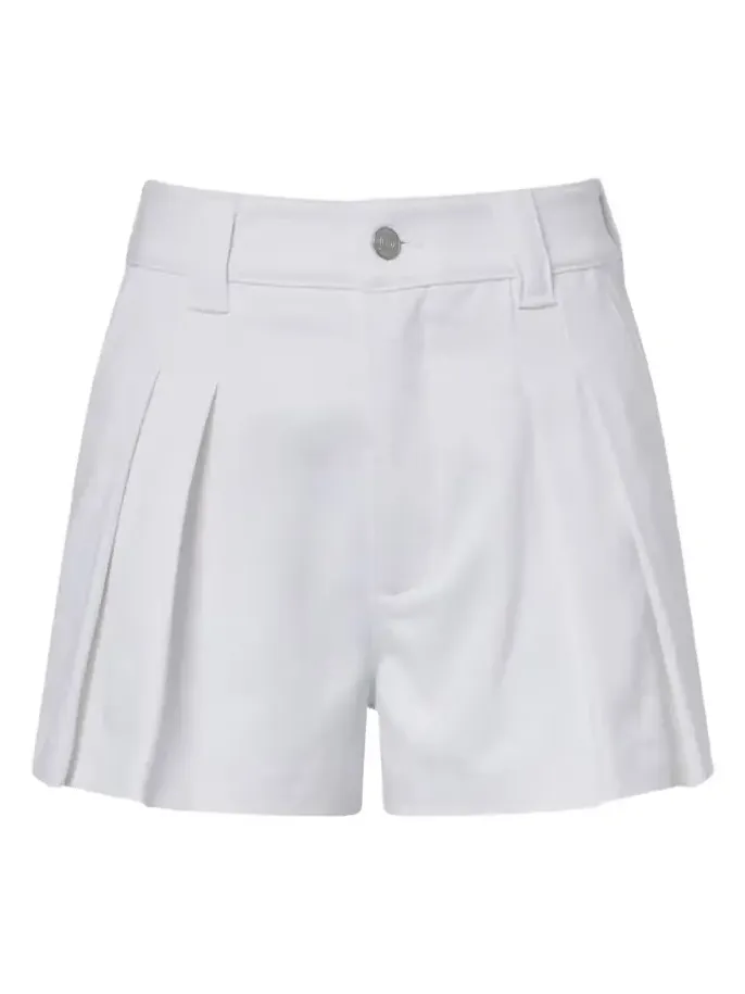 The Structural pleated denim shorts The Structural pleated denim shorts