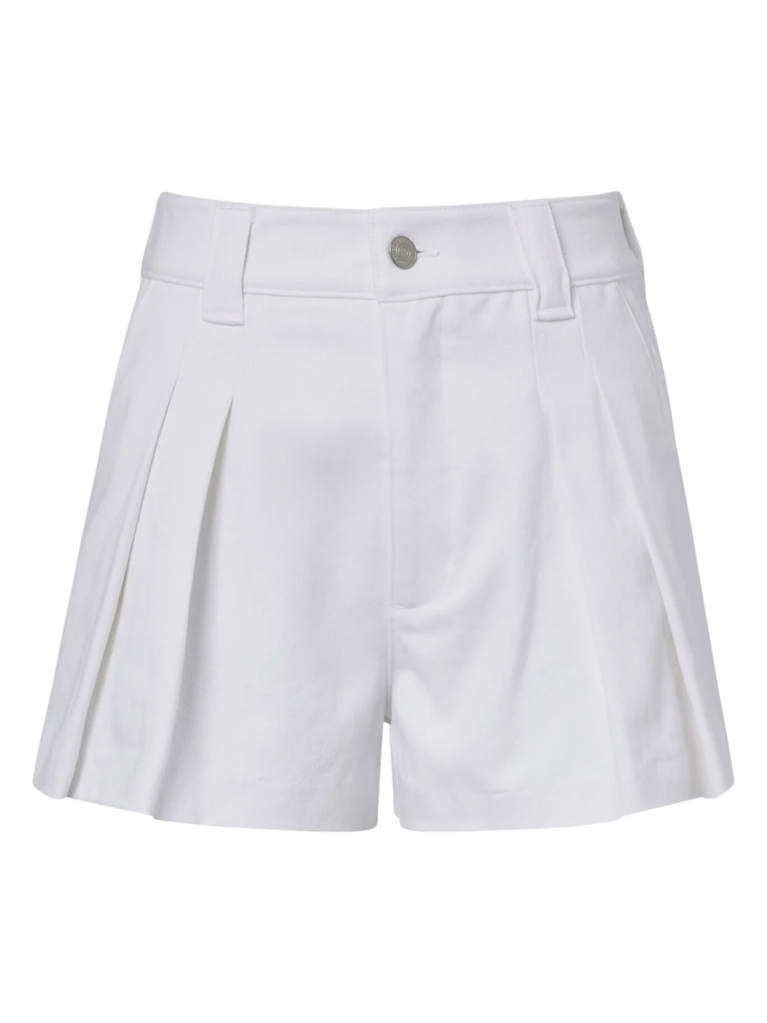 Frame The Structural pleated denim shorts
