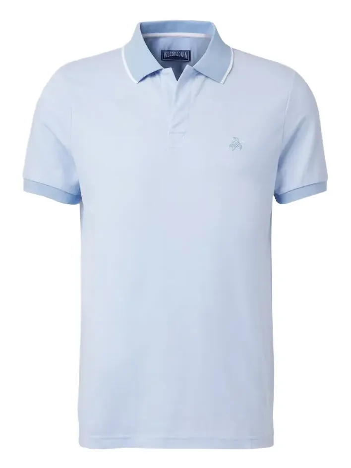 Cotton piqué polo shirt