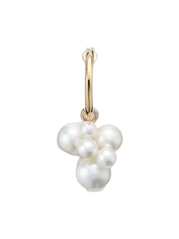 Botticelli 14kt gold single earring with pearls Botticelli 14kt gold single earring with pearls