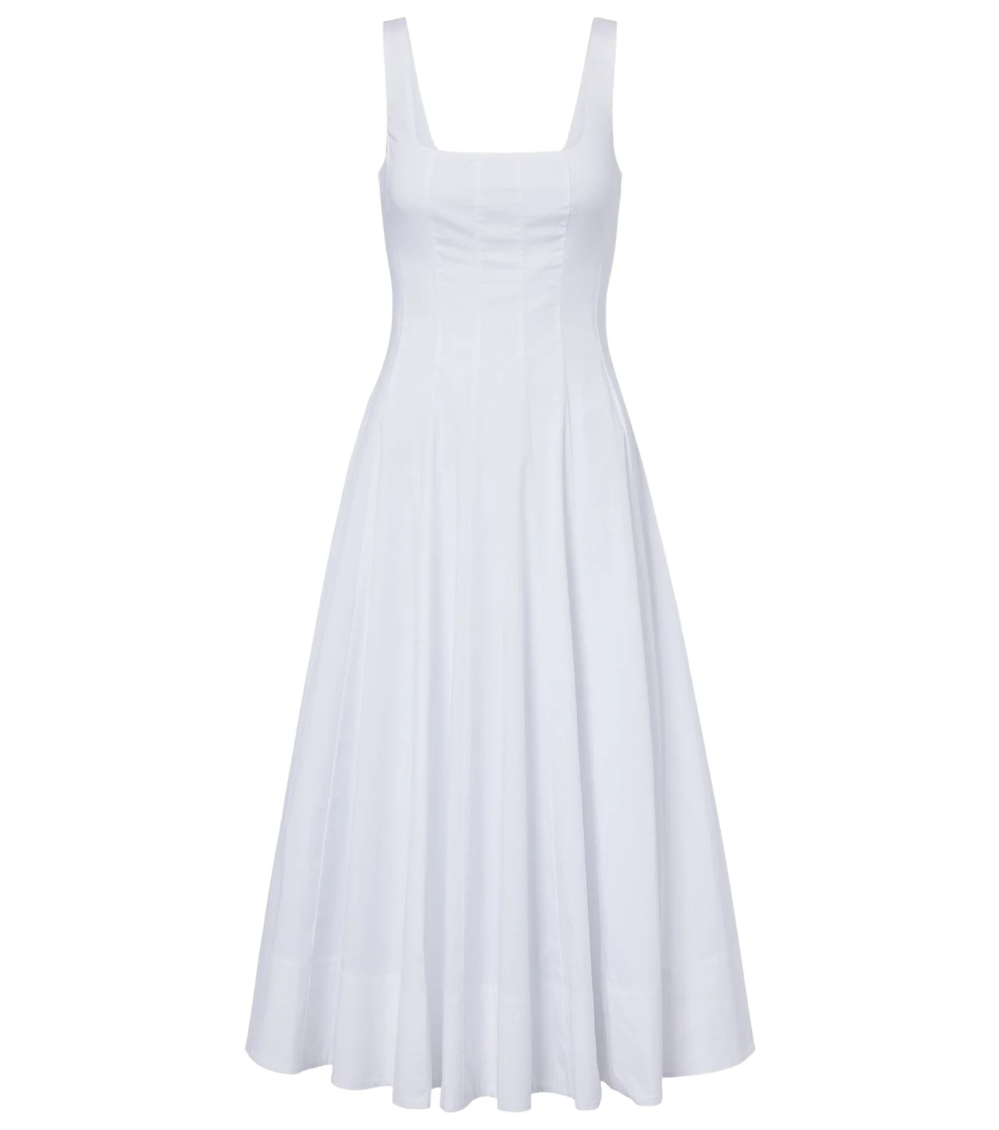 Wells cotton poplin midi dress Wells cotton poplin midi dress