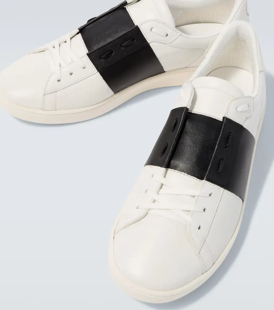 Valentino Garavani Open Royco leather sneakers | Thumbnail 3 Valentino Garavani Open Royco leather sneakers | Thumbnail 3