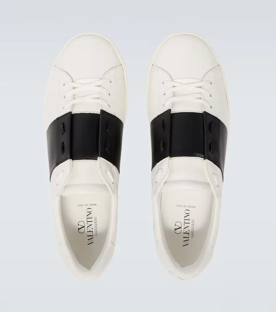 Valentino Garavani Open Royco leather sneakers | Thumbnail 4 Valentino Garavani Open Royco leather sneakers | Thumbnail 4