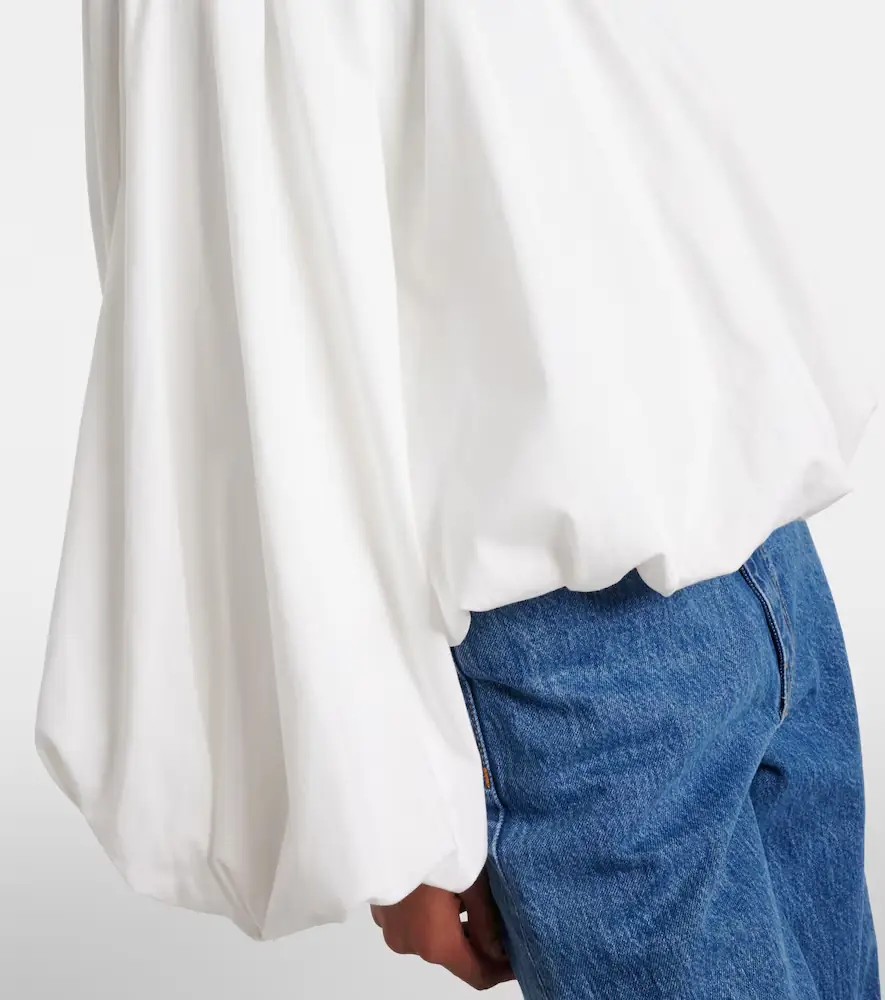 Dorothee Schumacher Soft Volume cotton poplin off-shoulder top | Thumbnail 4 Dorothee Schumacher Soft Volume cotton poplin off-shoulder top | Thumbnail 4