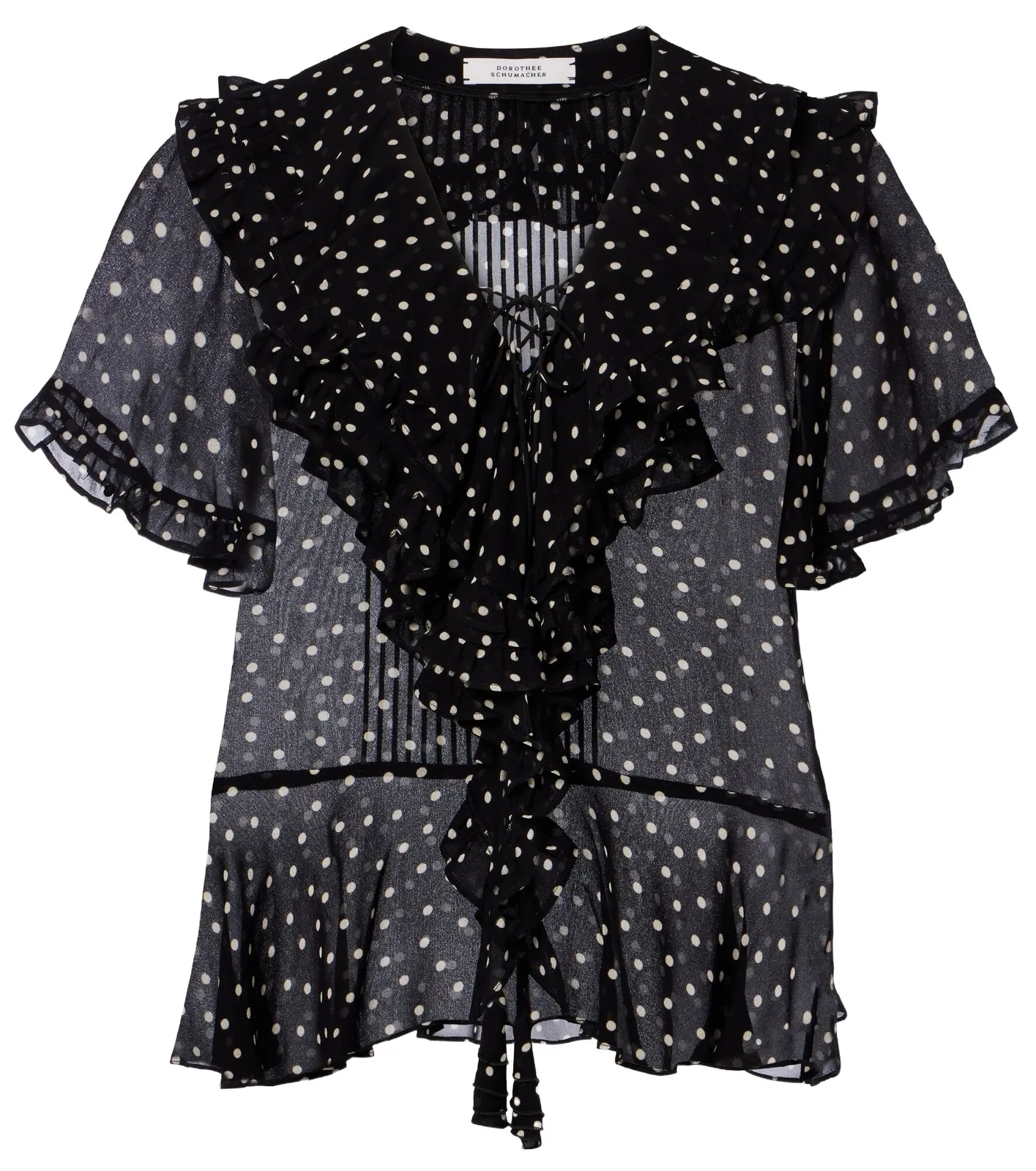 Dorothee Schumacher Dancing Dots polka-dot georgette blouse