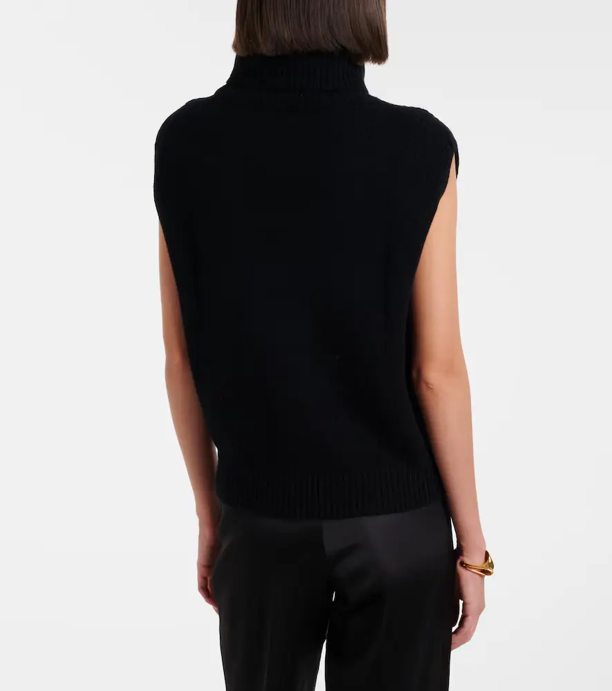 Jardin des Orangers Turtleneck wool and cashmere sweater vest | Thumbnail 4 Jardin des Orangers Turtleneck wool and cashmere sweater vest | Thumbnail 4