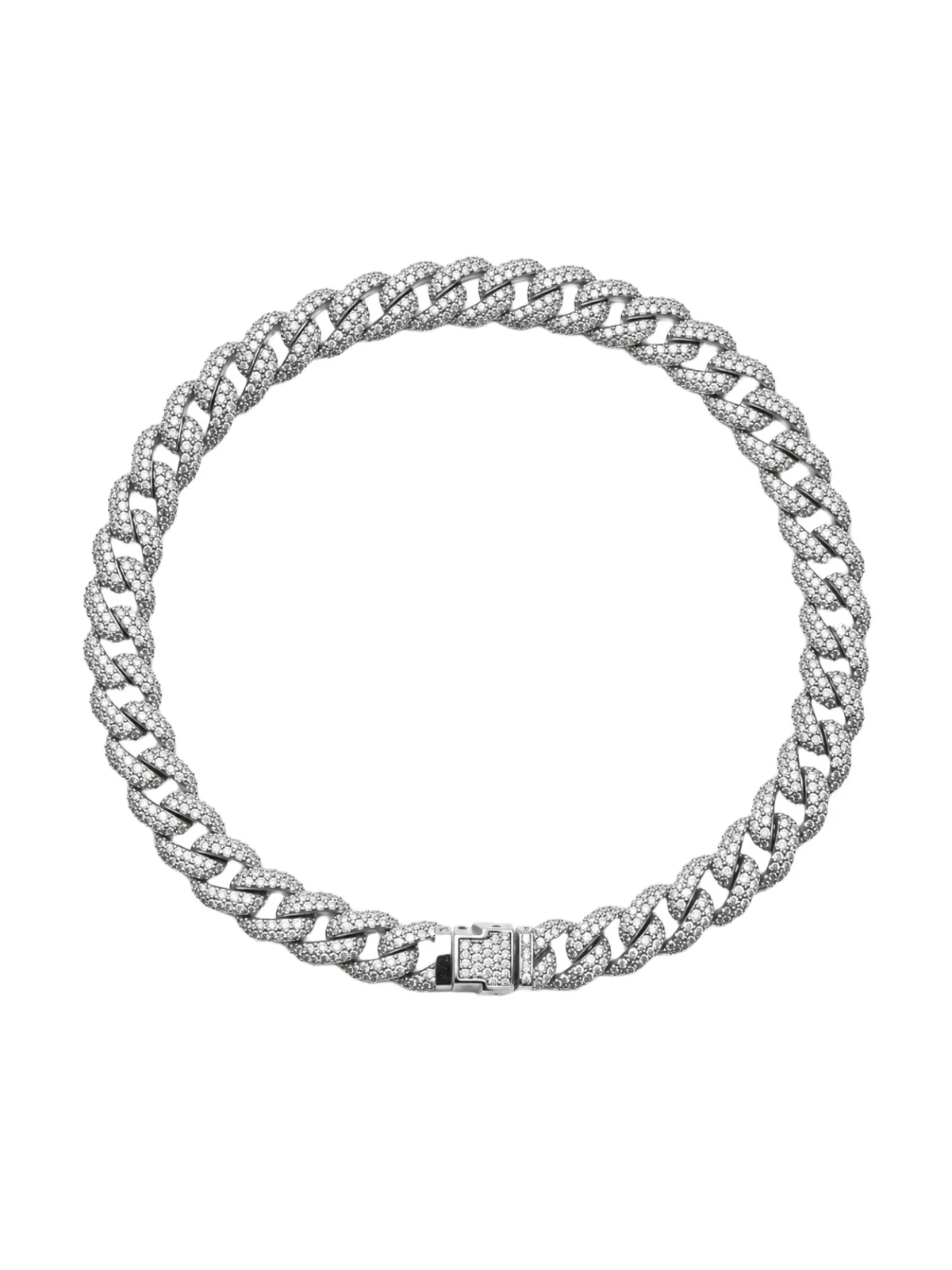 2.0ct Diamond 14K Cuban Chain Bracelet