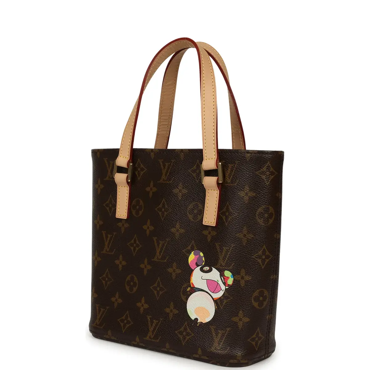 Louis Vuitton Vintage Louis Vuitton X Takashi Murakami Vavin PM Brown Monogram Panda Gold Hardware | Thumbnail 5 Louis Vuitton Vintage Louis Vuitton X Takashi Murakami Vavin PM Brown Monogram Panda Gold Hardware | Thumbnail 5