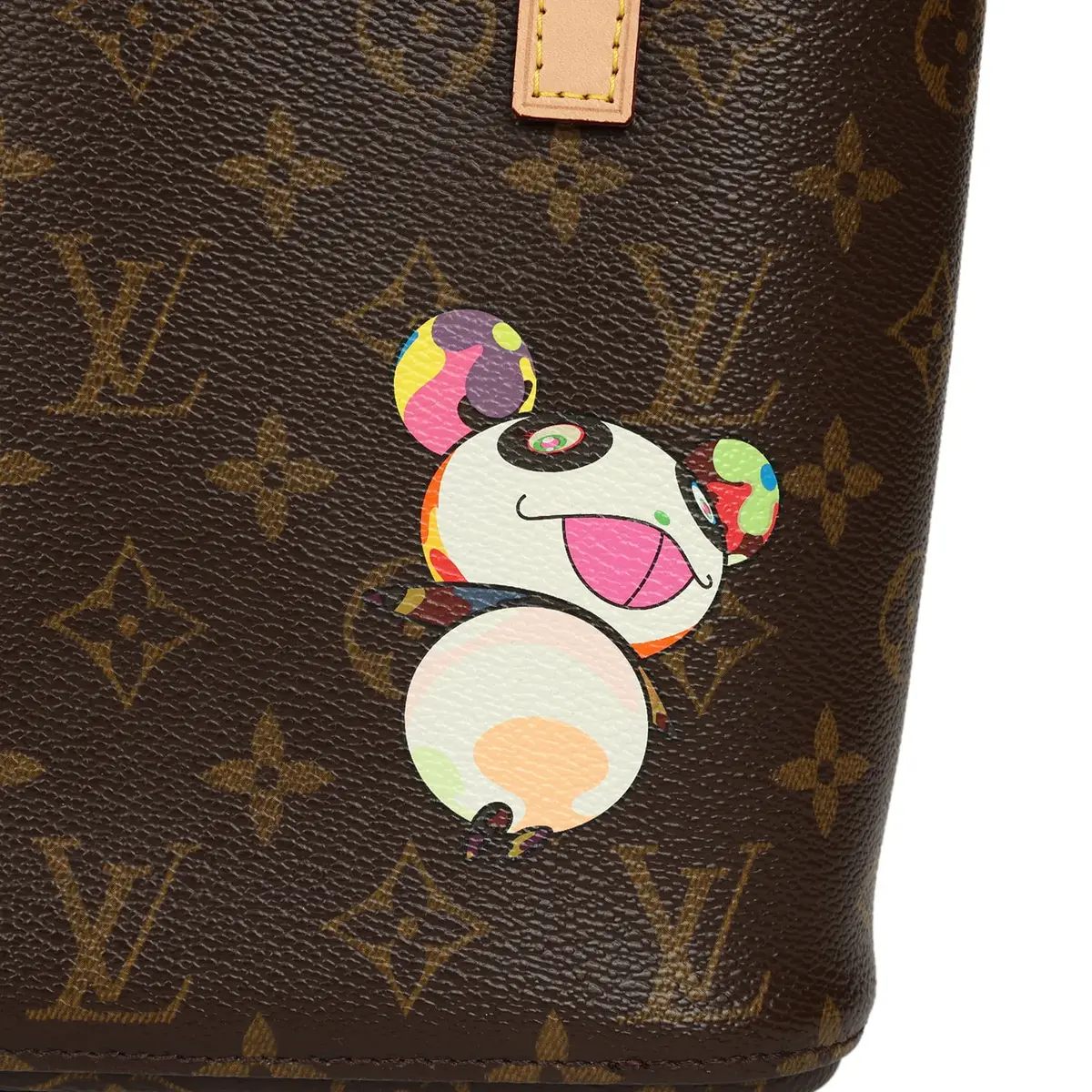 Louis Vuitton Vintage Louis Vuitton X Takashi Murakami Vavin PM Brown Monogram Panda Gold Hardware | Thumbnail 8 Louis Vuitton Vintage Louis Vuitton X Takashi Murakami Vavin PM Brown Monogram Panda Gold Hardware | Thumbnail 8