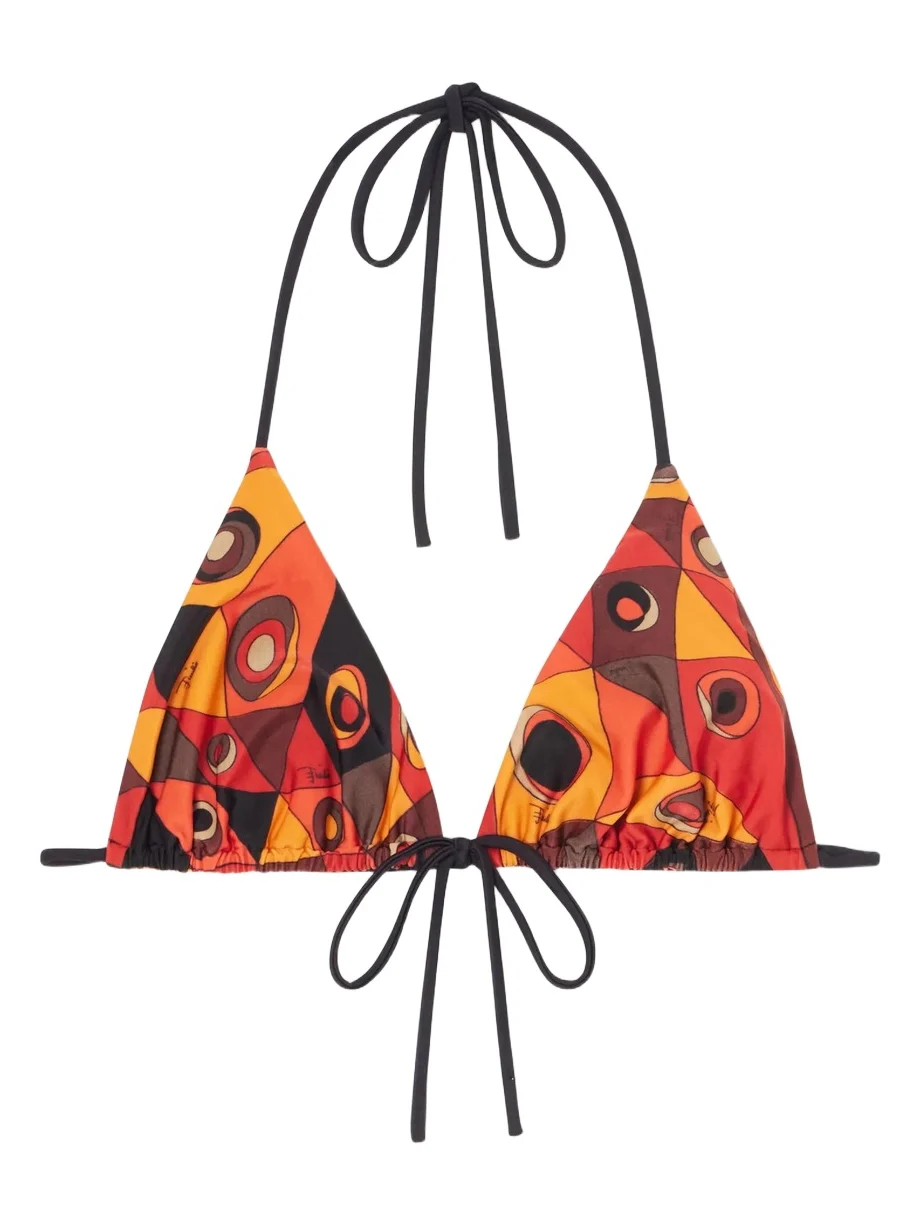 Printed Triangle Bikini Top Printed Triangle Bikini Top