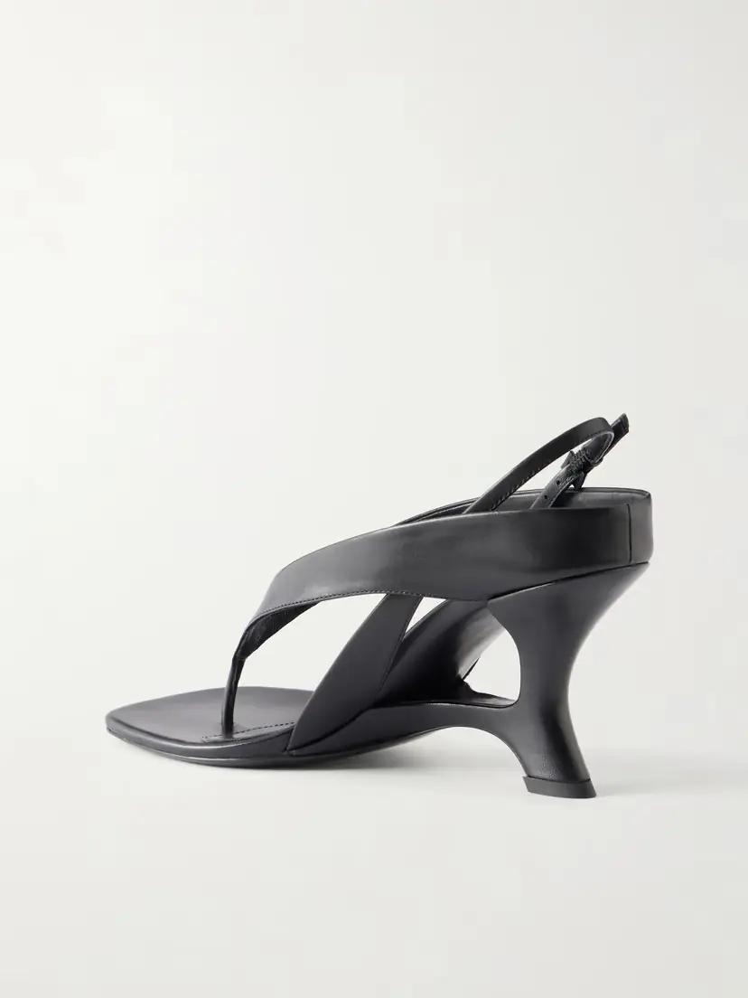 Simkhai Darya Leather Wedge Sandals | Thumbnail 3