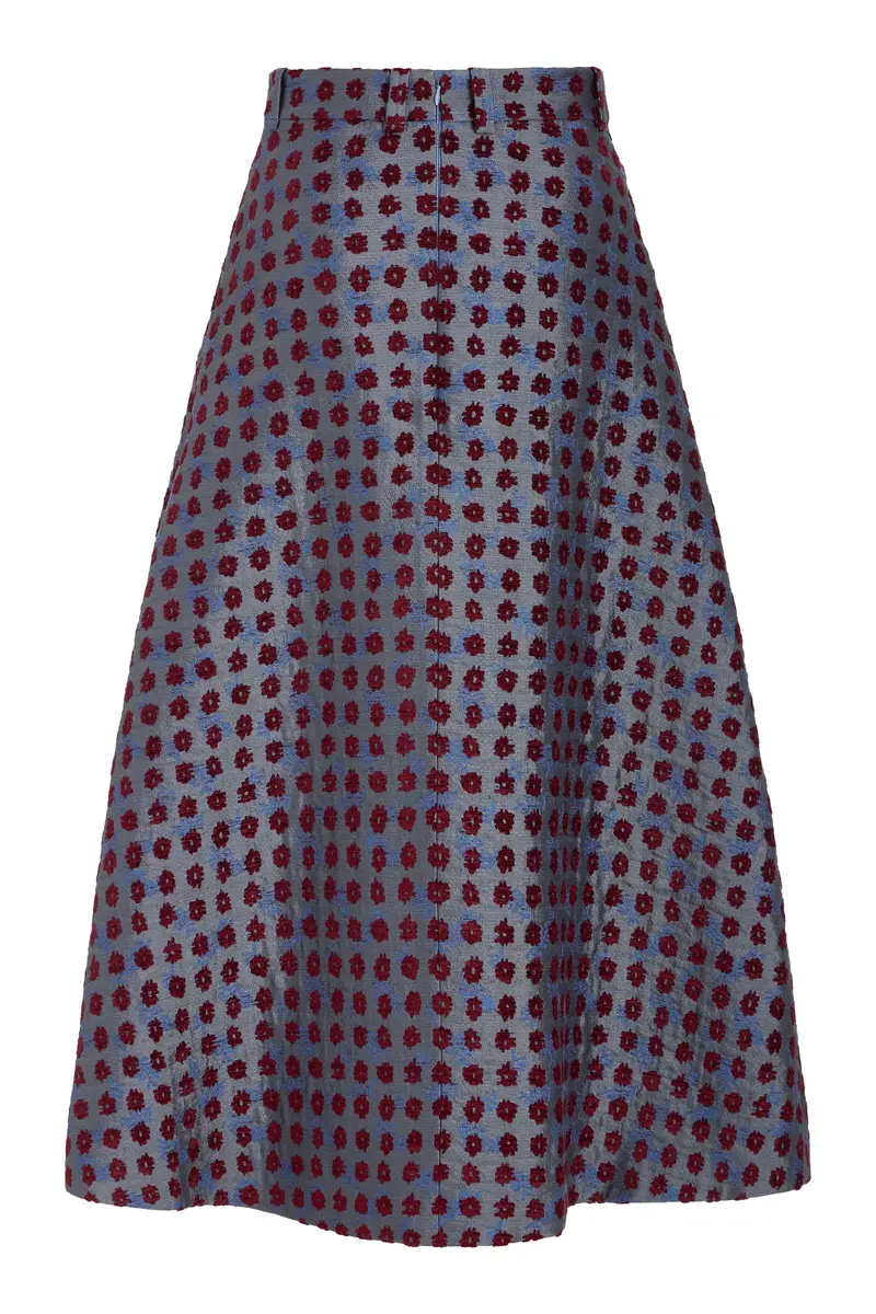 Markarian Frances Teal Tapestry Midi Skirt | Thumbnail 2 Markarian Frances Teal Tapestry Midi Skirt | Thumbnail 2