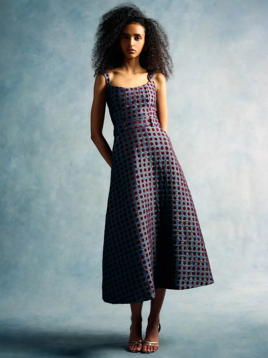 Markarian Frances Teal Tapestry Midi Skirt | Thumbnail 4 Markarian Frances Teal Tapestry Midi Skirt | Thumbnail 4