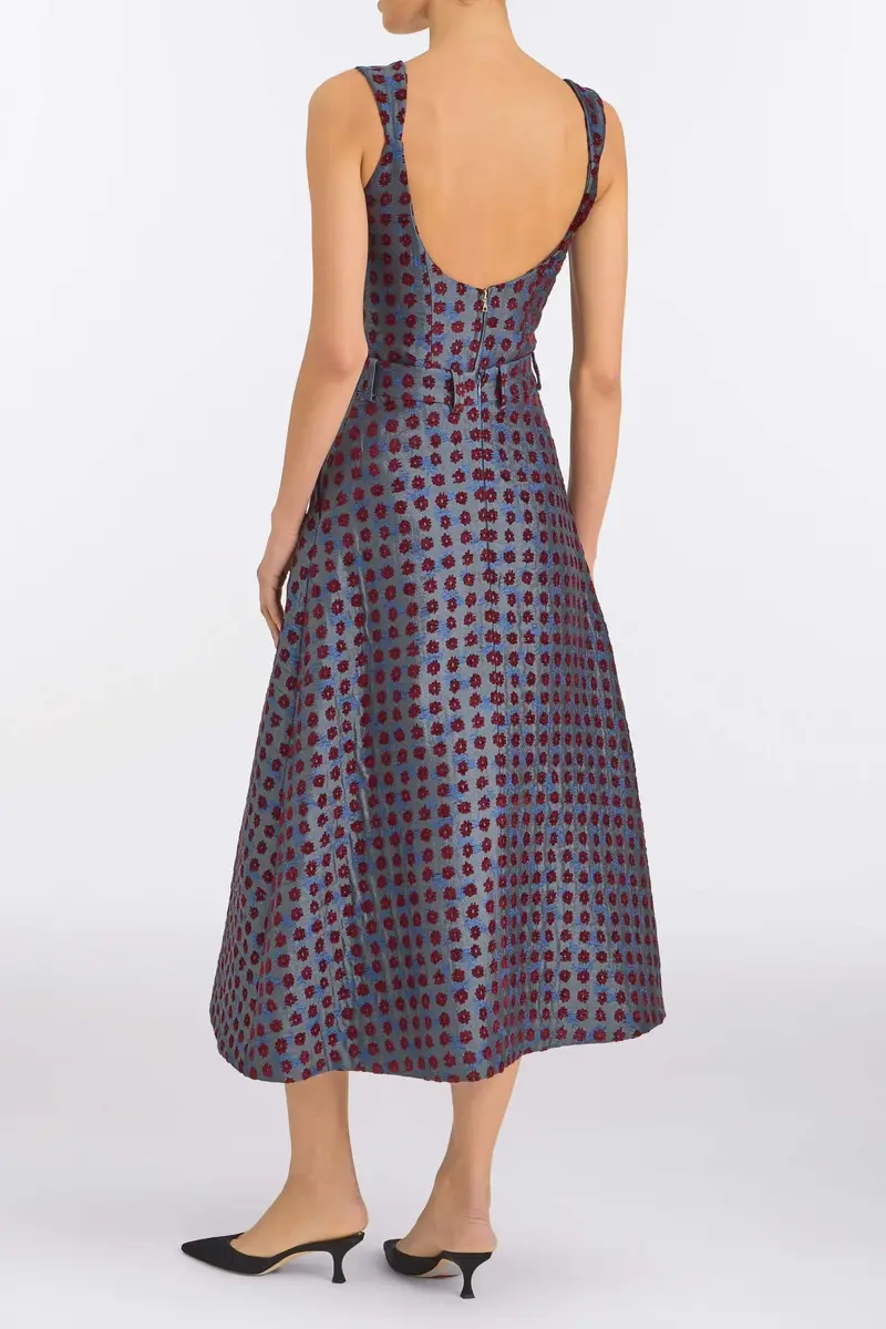 Markarian Frances Teal Tapestry Midi Skirt | Thumbnail 7 Markarian Frances Teal Tapestry Midi Skirt | Thumbnail 7