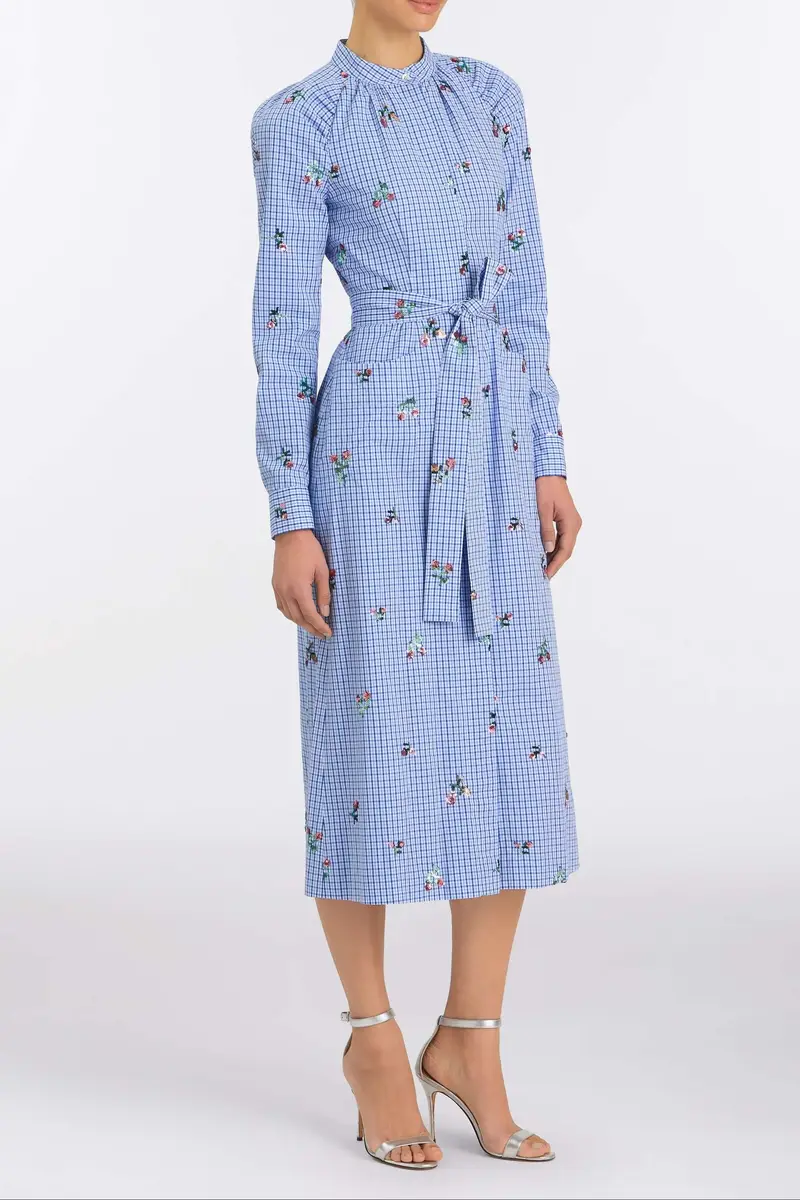 Markarian Gazania Sequin Embroidery Shirt Dress | Thumbnail 2