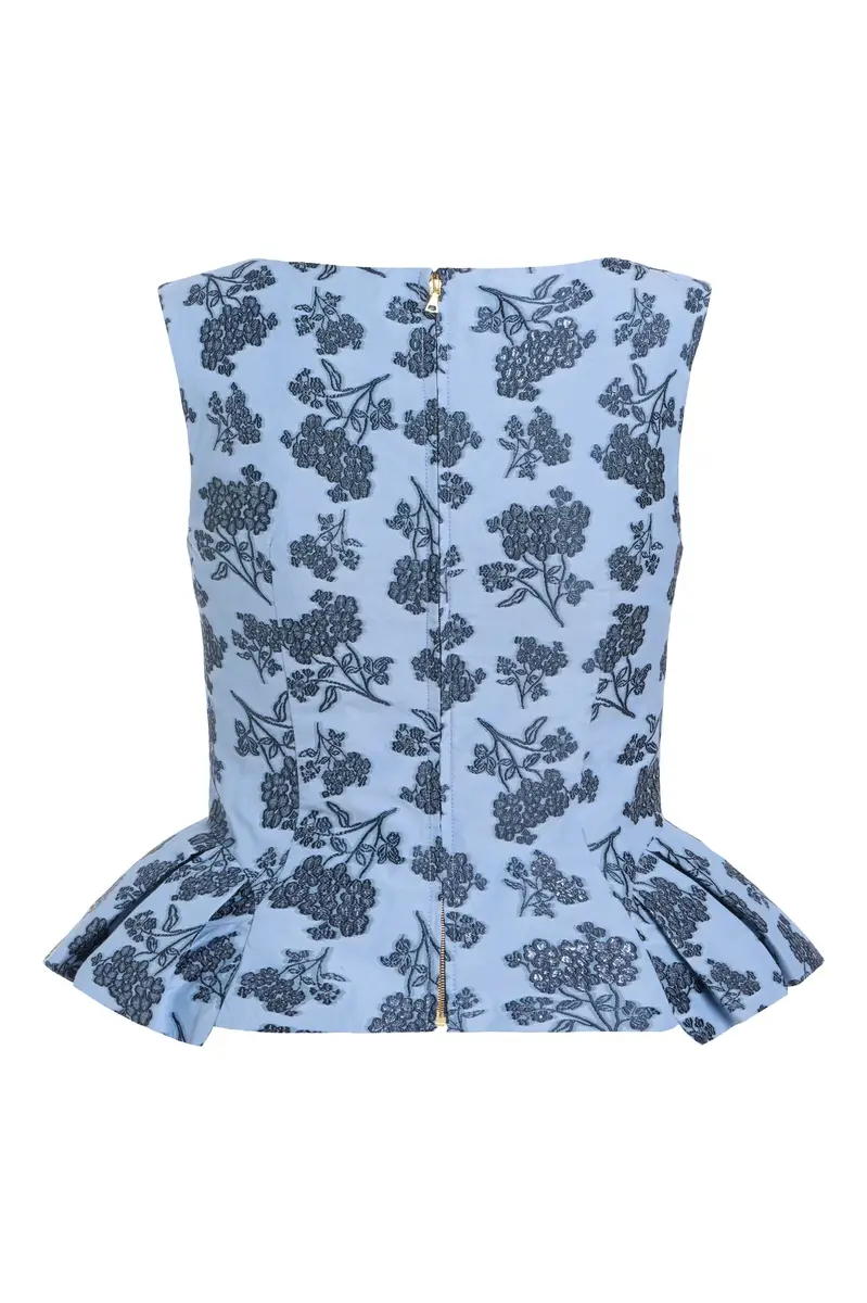 Markarian Jasminium Navy Bouquet Top | Thumbnail 2 Markarian Jasminium Navy Bouquet Top | Thumbnail 2