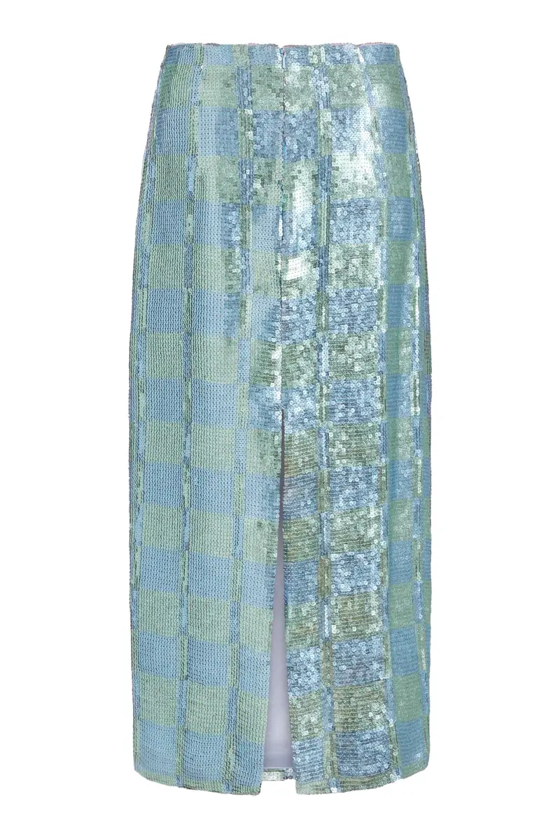 Markarian Lucida Gingham Sequin Skirt | Thumbnail 6 Markarian Lucida Gingham Sequin Skirt | Thumbnail 6