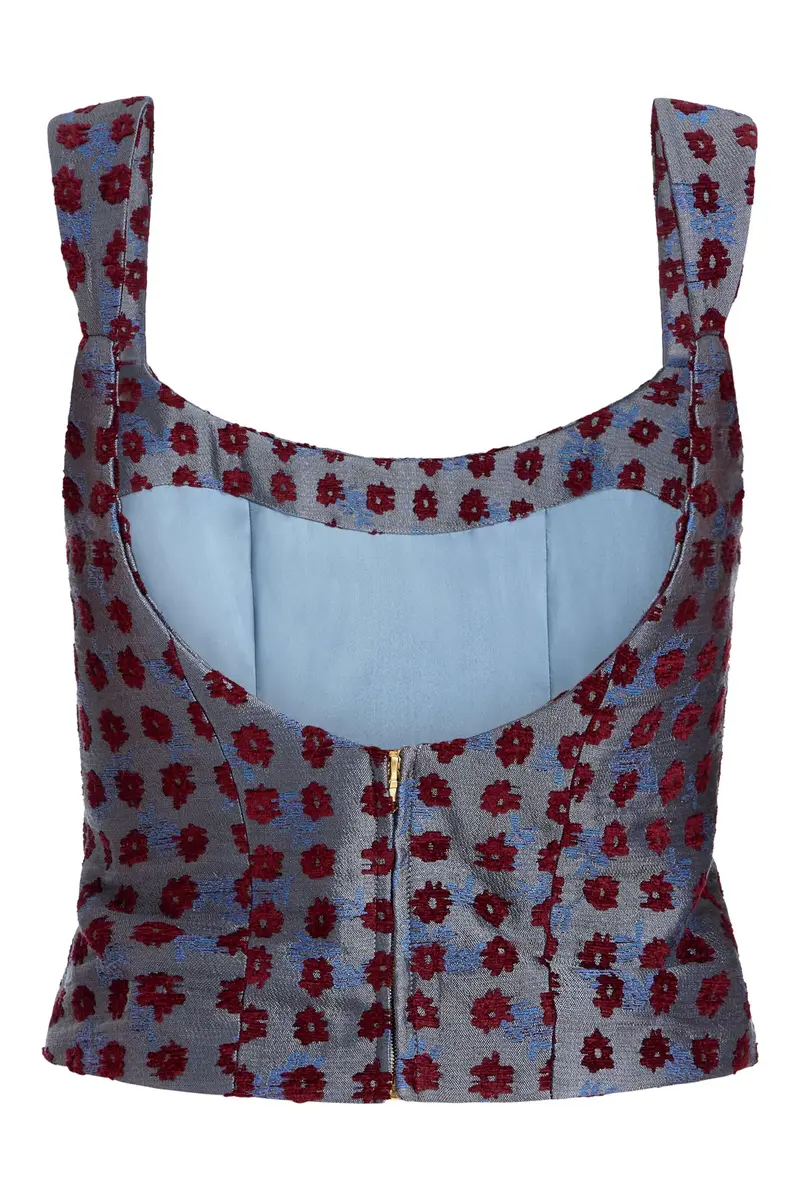 Markarian Maisie Teal Tapestry Top | Thumbnail 2 Markarian Maisie Teal Tapestry Top | Thumbnail 2
