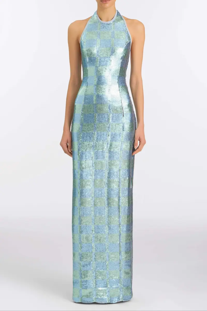 Markarian Nerine Gingham Sequin Gown | Thumbnail 2 Markarian Nerine Gingham Sequin Gown | Thumbnail 2