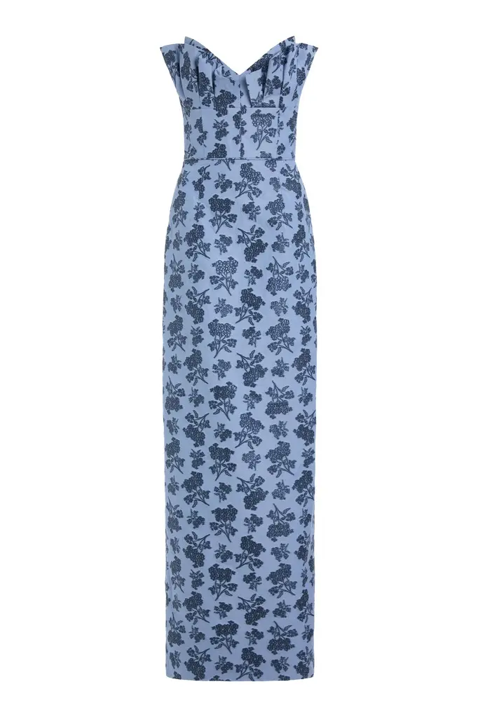 Markarian Rita Navy Bouquet Gown | Image 1 Markarian Rita Navy Bouquet Gown | Image 1