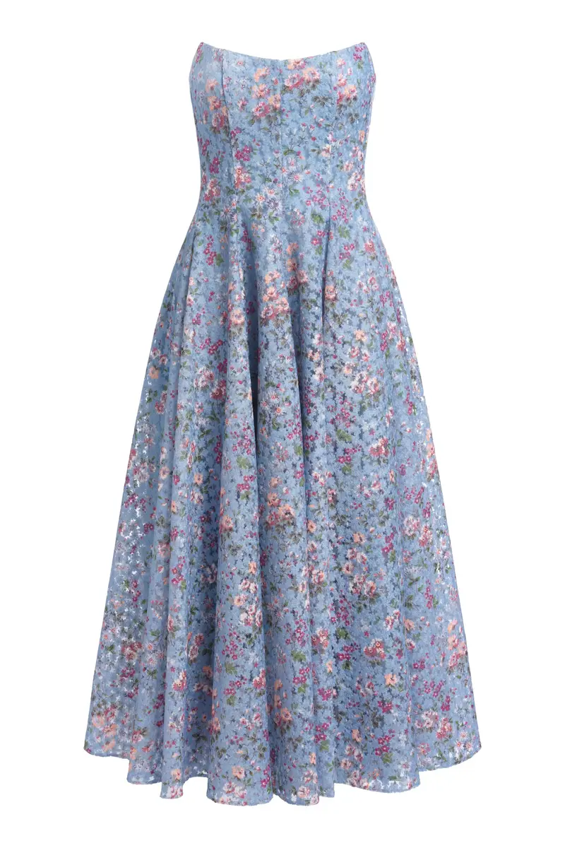 Markarian Rousseau Lace Midi Dress | Image 1 Markarian Rousseau Lace Midi Dress | Image 1