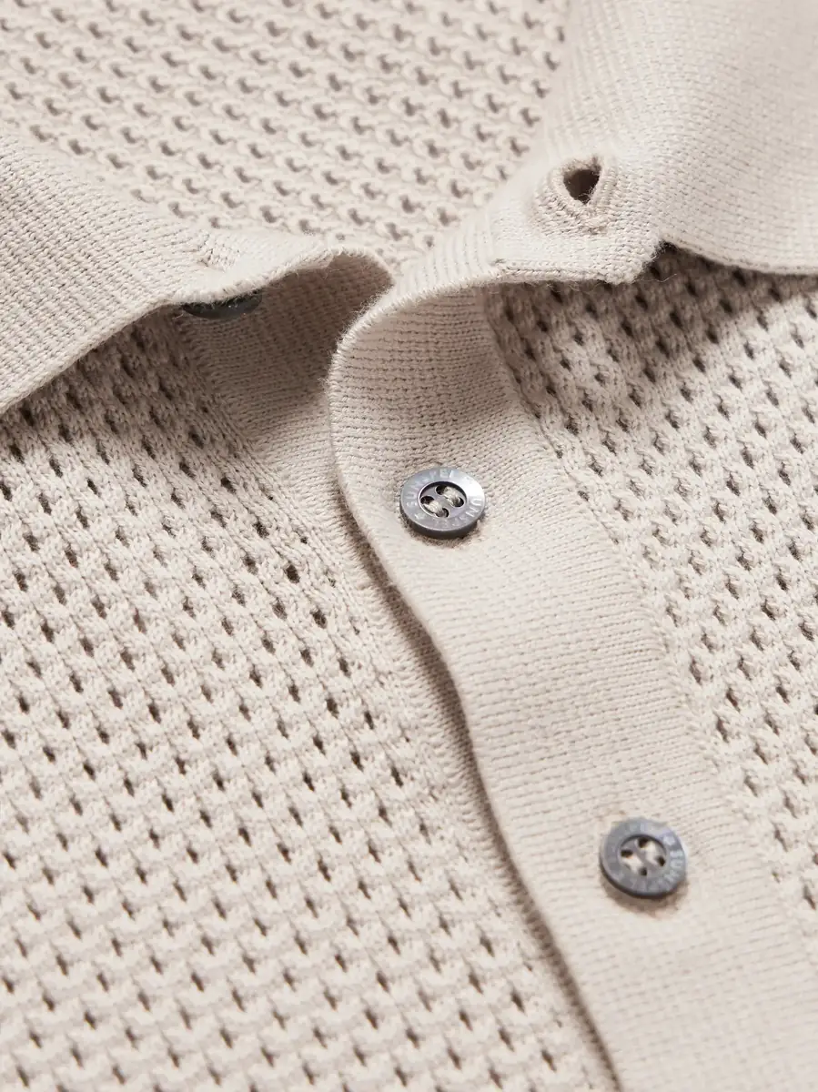 Sunspel Cotton-Mesh Polo Shirt | Thumbnail 4 Sunspel Cotton-Mesh Polo Shirt | Thumbnail 4