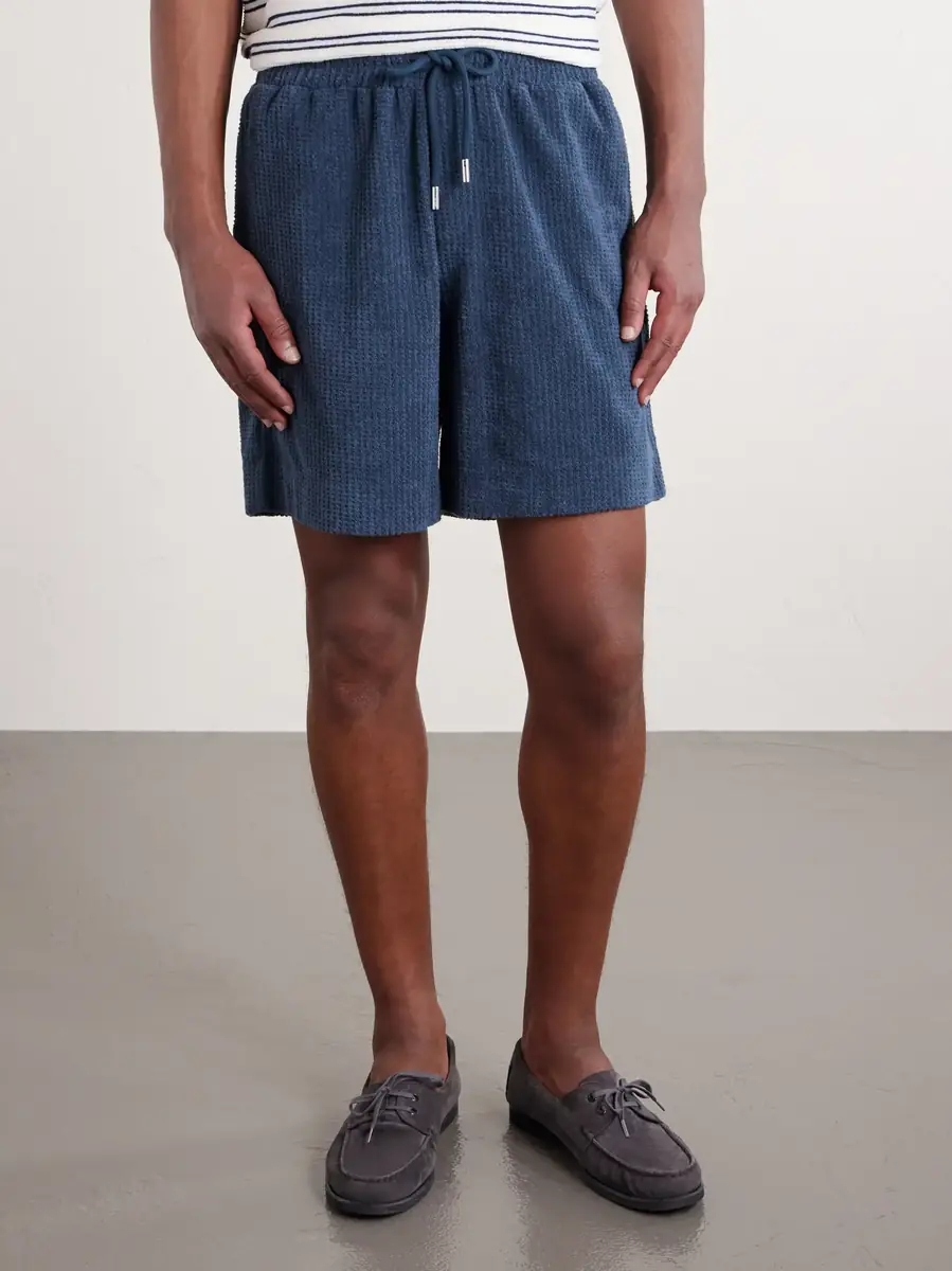 MR P. Waffle-Knit Cotton-Terry Shorts | Thumbnail 3 MR P. Waffle-Knit Cotton-Terry Shorts | Thumbnail 3