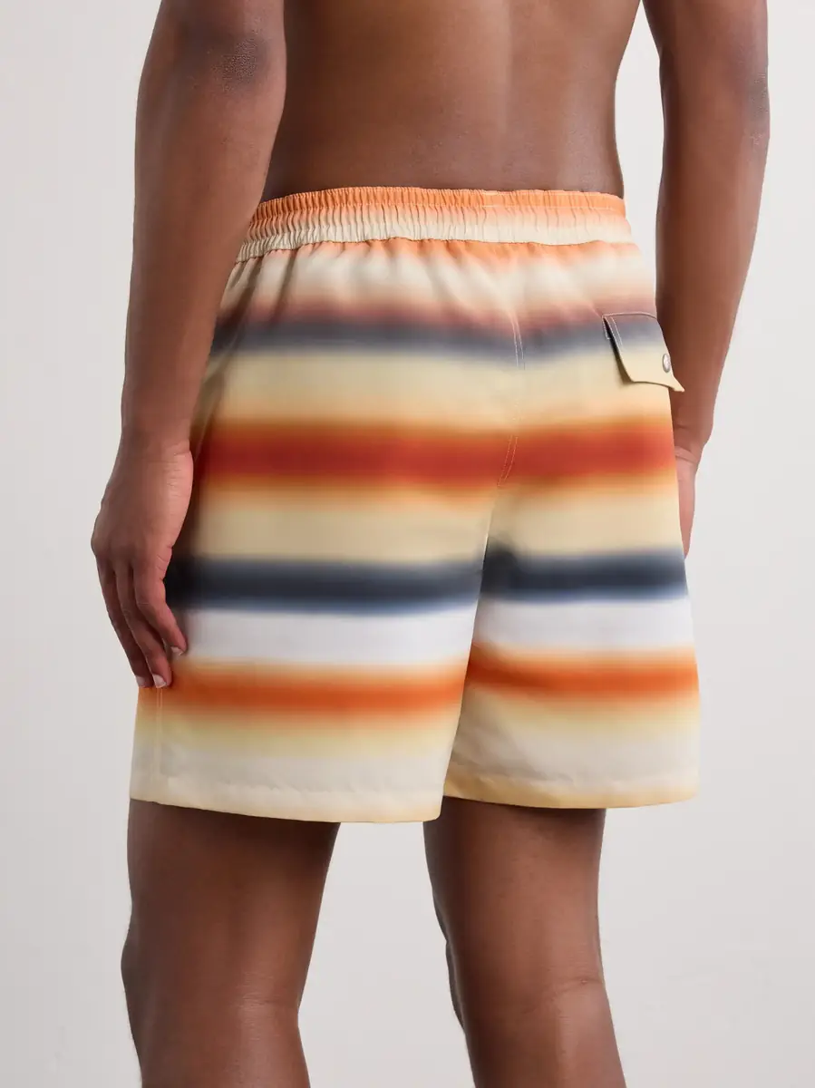 Loewe + Paula's Ibiza Straight-Leg Mid-Length Striped Swim Shorts | Thumbnail 3