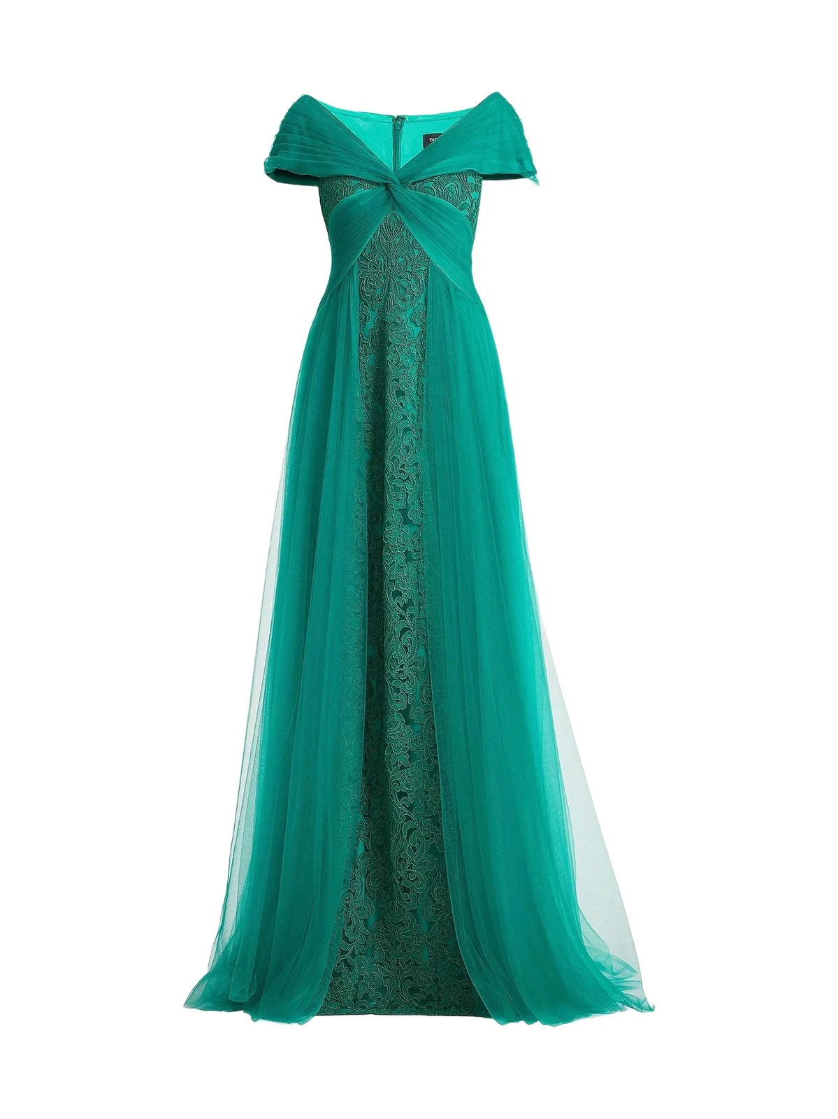 Women's Parello Lotus-Embroidered Tulle Gown Women's Parello Lotus-Embroidered Tulle Gown