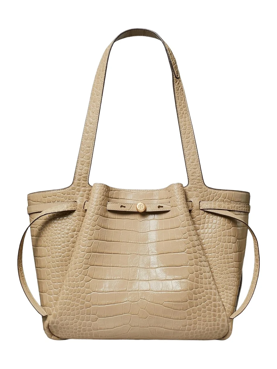 Women's Romy Croc-Embossed Leather Tote Bag