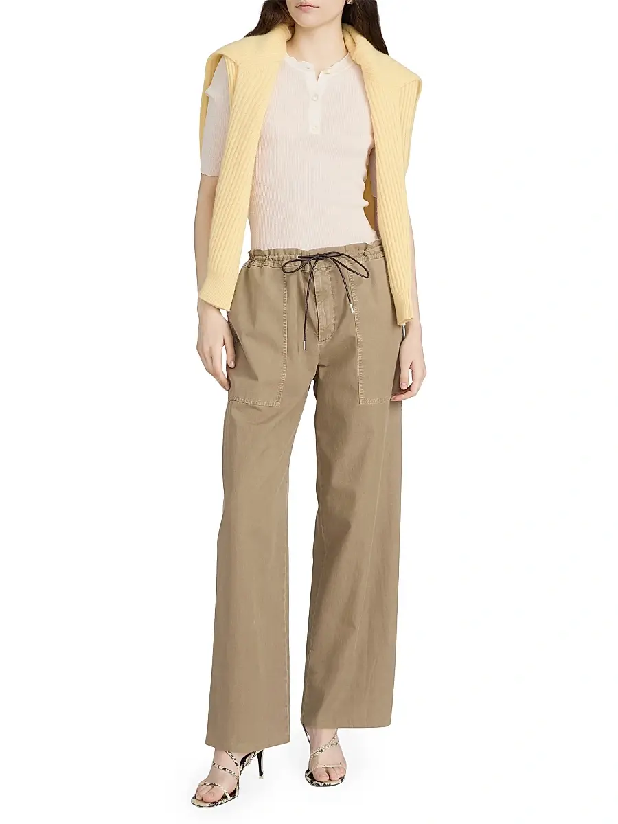 Frame Women's The Gallery Cotton Pants | Thumbnail 2 Frame Women's The Gallery Cotton Pants | Thumbnail 2