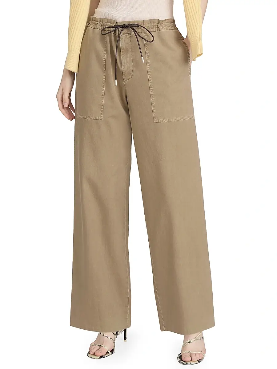 Frame Women's The Gallery Cotton Pants | Thumbnail 4 Frame Women's The Gallery Cotton Pants | Thumbnail 4