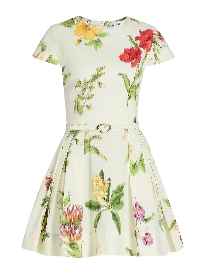 Women's Floral Poplin Day Minidress Women's Floral Poplin Day Minidress
