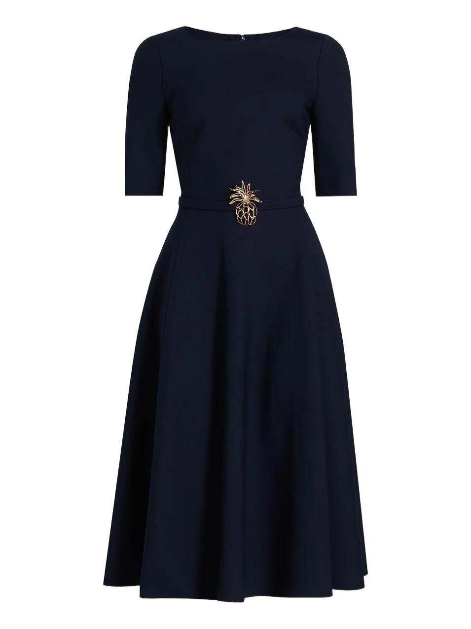 Women's Wool Belted Midi-Dress Women's Wool Belted Midi-Dress