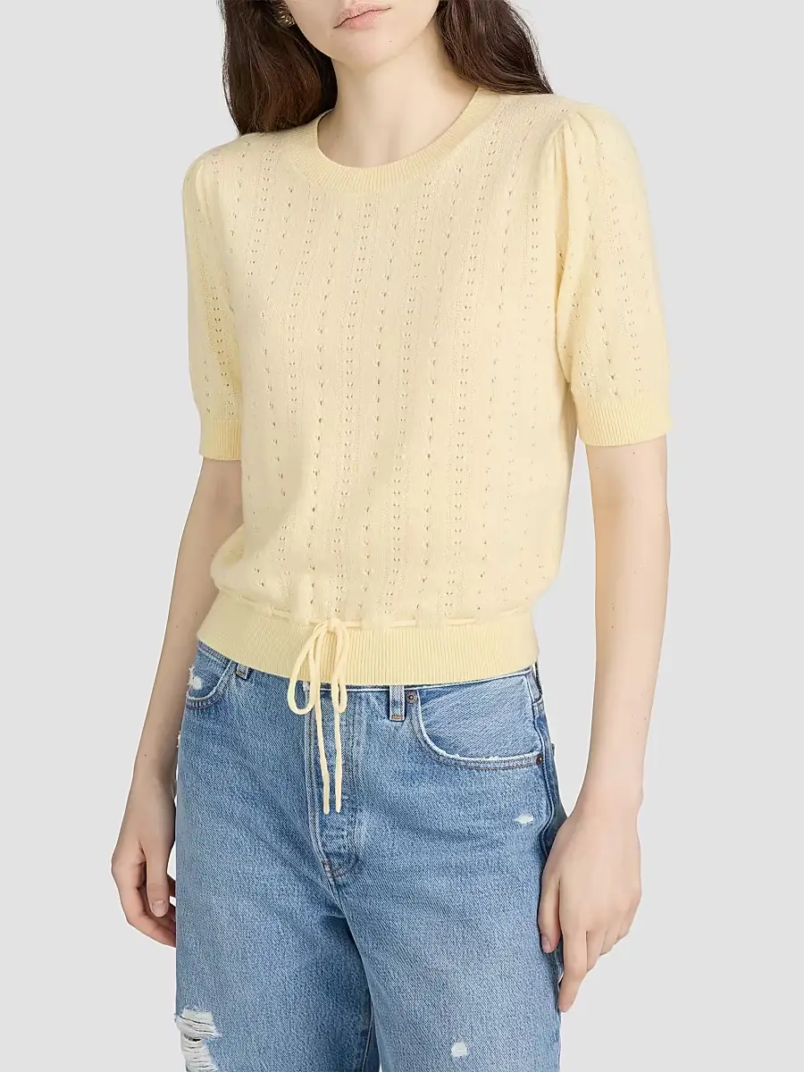 Frame Women's The Cashmere Charm Sweater | Thumbnail 4 Frame Women's The Cashmere Charm Sweater | Thumbnail 4