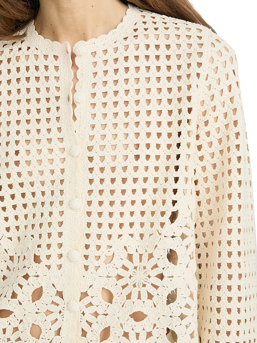 Frame Women's The Postcard Cardigan | Thumbnail 7 Frame Women's The Postcard Cardigan | Thumbnail 7
