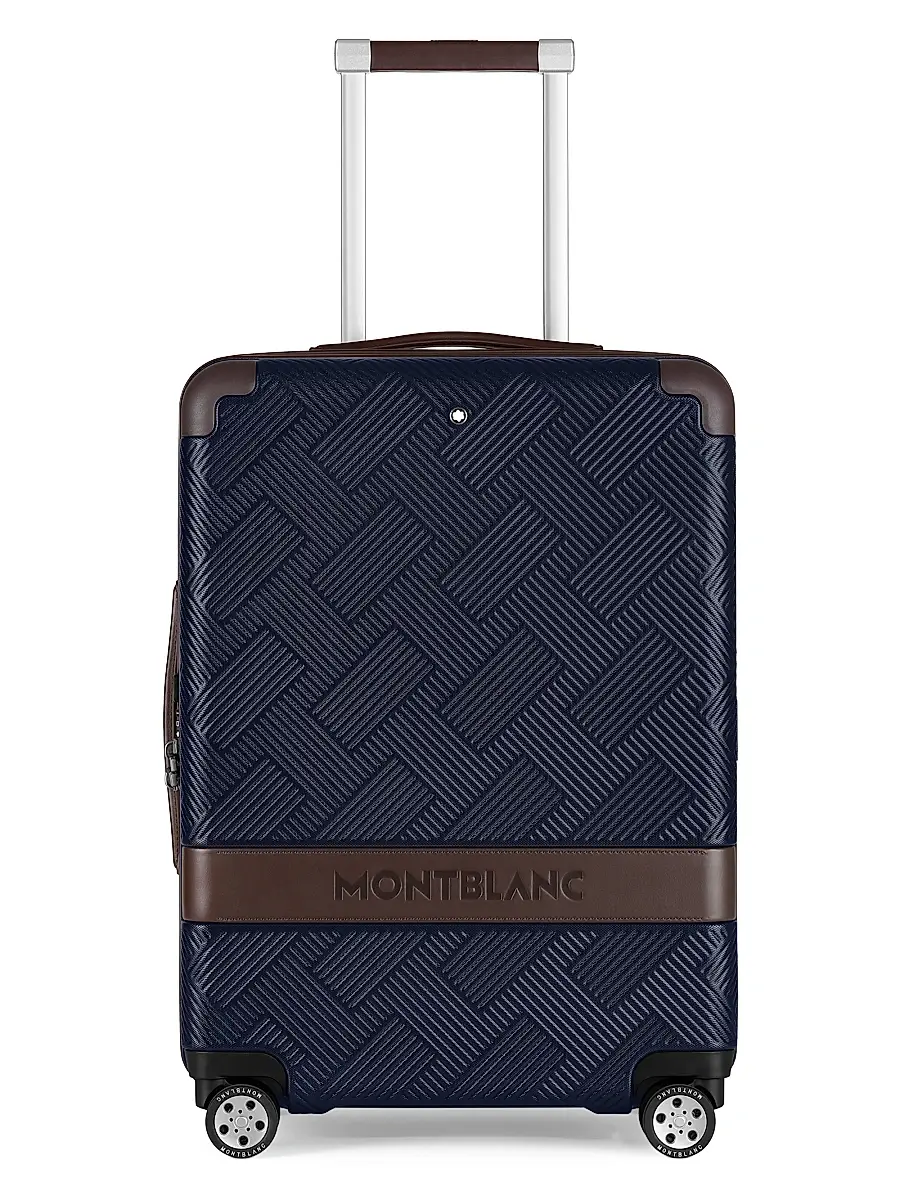 Montblanc #MY4810 Trolley Cabin Extreme Suitcase - Blue | Image 1 Montblanc #MY4810 Trolley Cabin Extreme Suitcase - Blue | Image 1