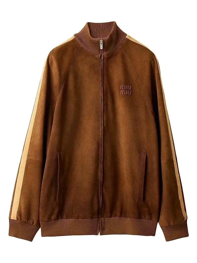 Miu Miu Women's Waxed Suede Jacket