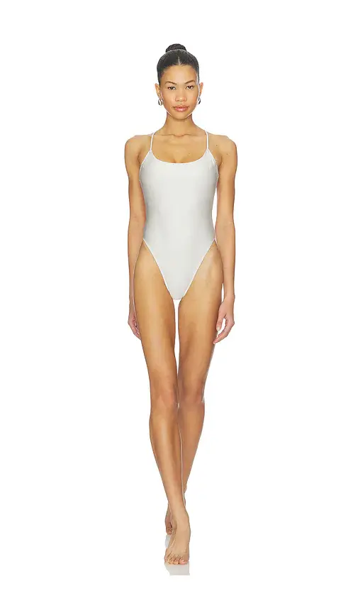 Frankies Bikinis X Jennie Agnes Satin One Piece | Thumbnail 2 Frankies Bikinis X Jennie Agnes Satin One Piece | Thumbnail 2
