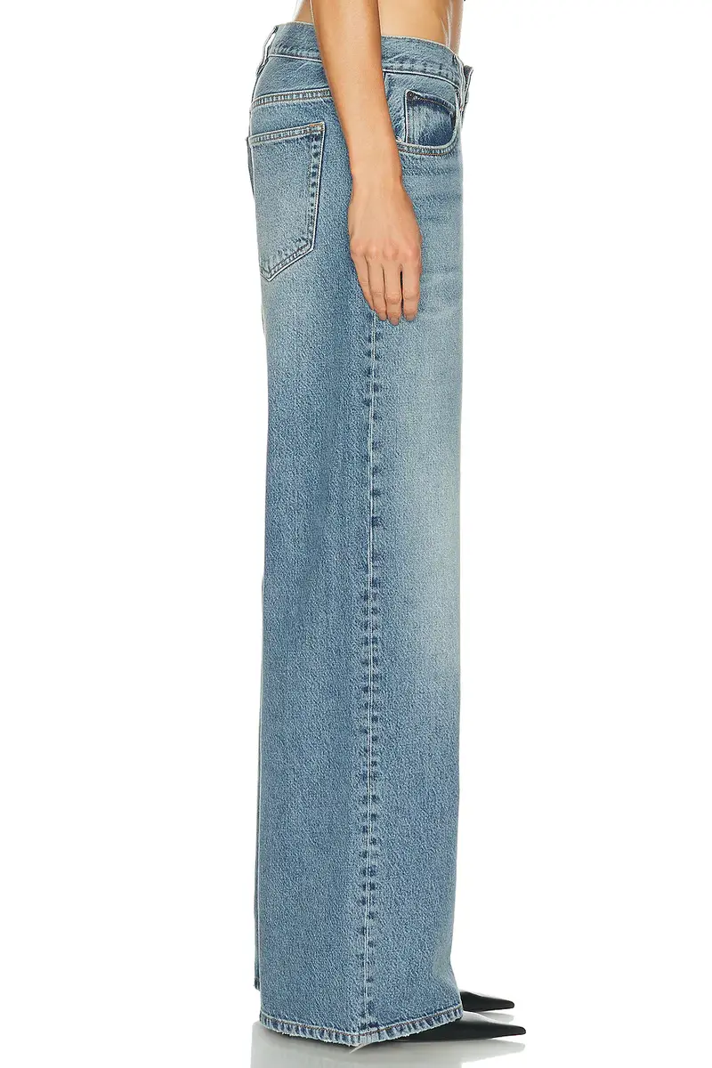 Frame x Alexandra Leclerc The Leo Low Rise Baggy Jean | Thumbnail 5 Frame x Alexandra Leclerc The Leo Low Rise Baggy Jean | Thumbnail 5